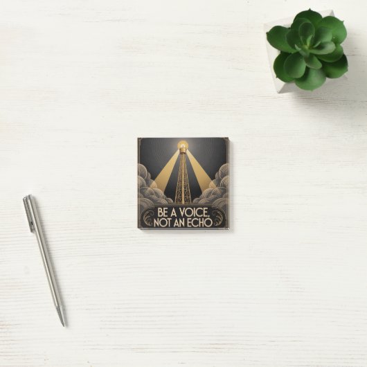 Wees een stem, geen echo post-it® notes (Kantoor)