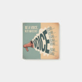 Wees een stem, geen echo post-it® notes (Voorkant)