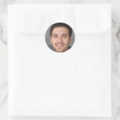 Wees een stem, geen echo ronde sticker (Tas)