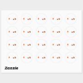 Wees een stem, geen echo ronde sticker (Vel)