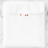 Wees een stem, geen echo ronde sticker (Tas)