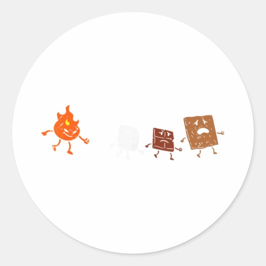 Wees een stem, geen echo ronde sticker (Voorkant)