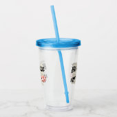 Wees een stem, geen echo.w acryl drinkbeker (Links)