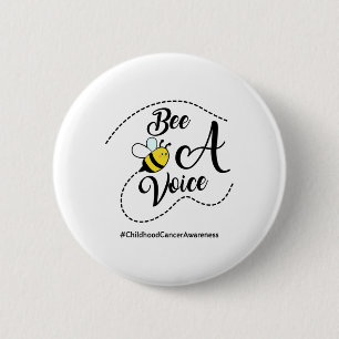 Wees Een Stem Kinderkanker Bewustzijn Ronde Button 5,7 Cm