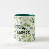 Wees een STEM, niet en ECHO! Tweekleurige Koffiemok (Center)