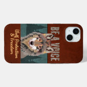 Wees een stem - Wolf bescherming en vrijheid Case-Mate iPhone Case (Achterkant (horizontaal))
