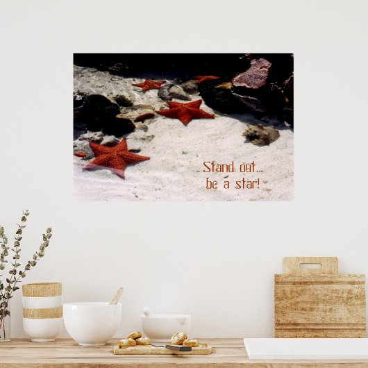 Wees een ster van de tribune poster (Keuken)