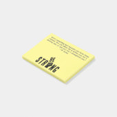 Wees een sterke post-it-note post-it® notes (Schuin)