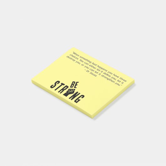 Wees een sterke post-it-note post-it® notes (Schuin)