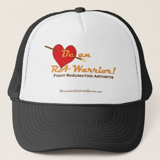 Wees een stoutmoedige RA Warrior Trucker Pet (Voorkant)