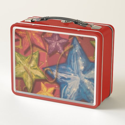 Wees een stralende ster metalen lunchbox (Achterkant)