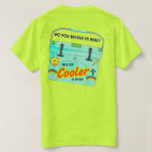 Wees een stuk cooler T-shirt (Design achterkant)