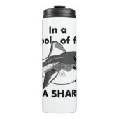 Wees een thermische tuimelaar van de haai thermosbeker (Voorkant)