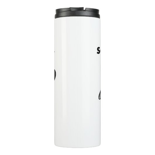 Wees een thermische tuimelaar van de haai thermosbeker (Achterkant)