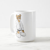Wees een tijger koffiemok (Voorkant links)