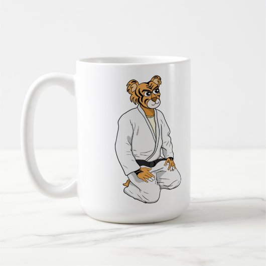 Wees een tijger koffiemok (Links)