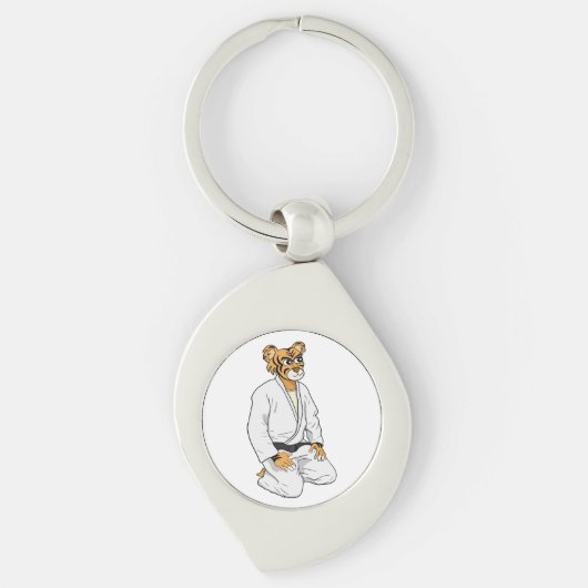 Wees een tijger sleutelhanger (Voorkant)