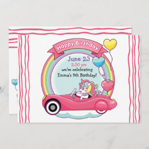 Wees een Trendsetter Unicorn drive van de Birthday Kaart
