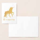 Wees een Unicorn Believe in Magic Gold Folie Kaarten (Display)