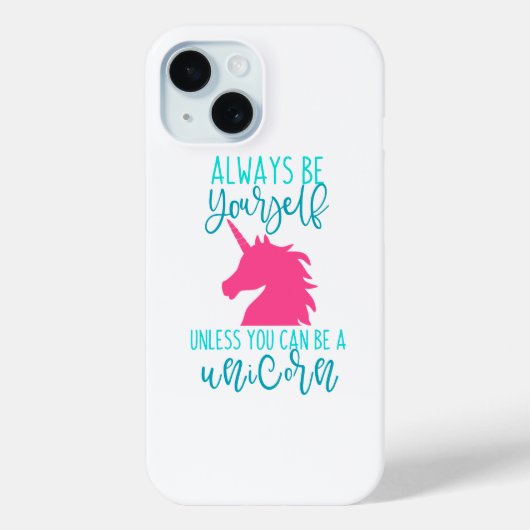 Wees een Unicorn Case-Mate iPhone Case (Achterkant)