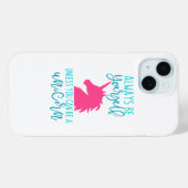 Wees een Unicorn Case-Mate iPhone Case (Achterkant (horizontaal))
