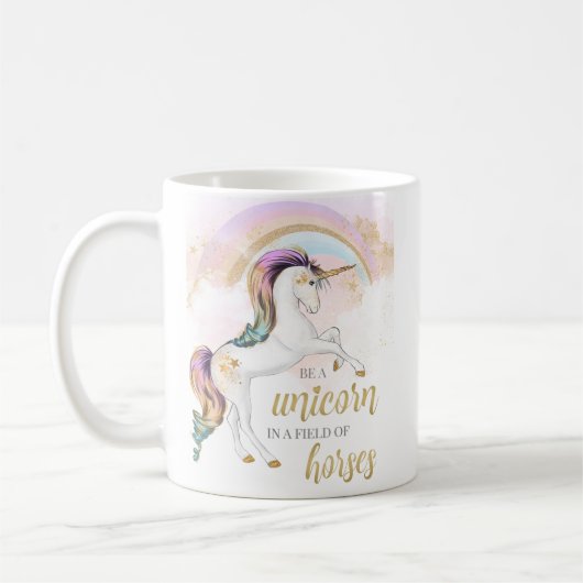 Wees een UNICORN-Mok Koffiemok (Links)