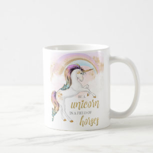 Wees een UNICORN-Mok Koffiemok