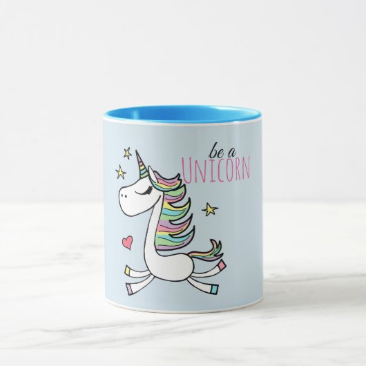 Wees een UNICORN-Mok Mok (Midden)