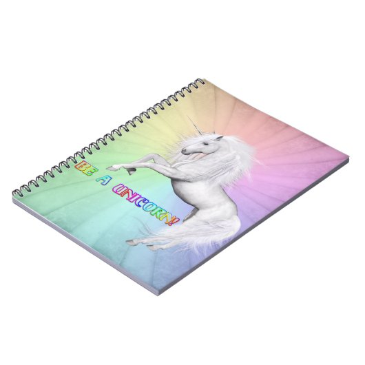 Wees een unicorn notitieboek (Linkerzijde)