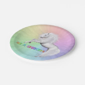 Wees een unicorn papieren bordje (Gekanteld)
