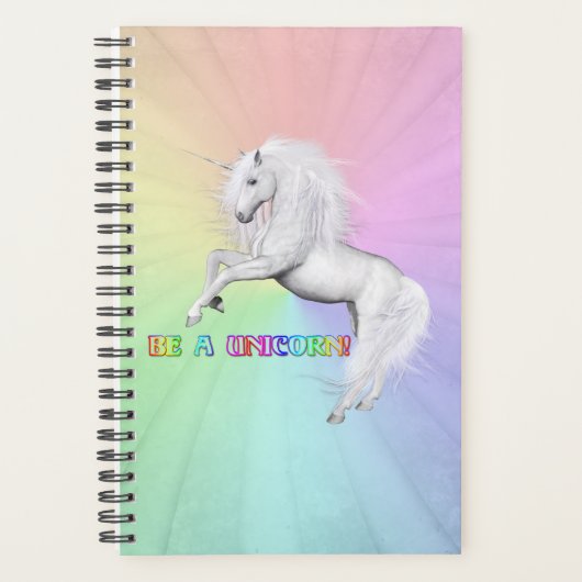 Wees een unicorn planner (Voorkant)