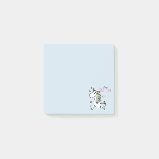Wees een unicorn post-it® notes (Voorkant)