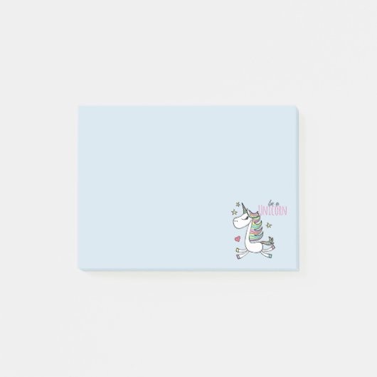 Wees een unicorn-Post-it® notes (Voorkant)