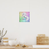Wees een unicorn poster (Keuken)