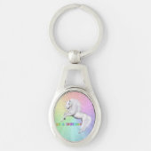 Wees een unicorn sleutelhanger (Voorkant)