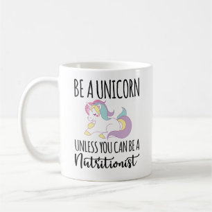 Wees een Unicorn tenzij je een voedingskunstenaar  Koffiemok