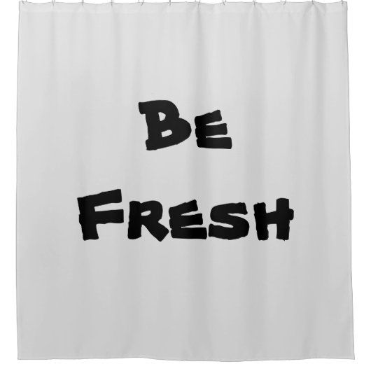 Wees een vers schoengordijn douchegordijn (Voorkant)