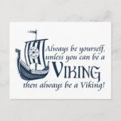 Wees een Viking! Briefkaart (Voorkant)