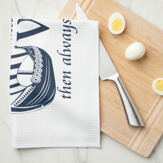 Wees een Viking! Theedoek (Quarter Fold)