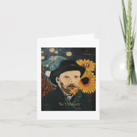 Wees een visionaire notecard kaart (Voorkant)