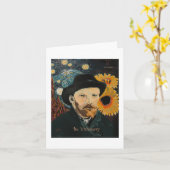 Wees een visionaire notecard kaart (Gele Bloem)