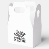 Wees een voorbeeld van geloof en liefde in actie bedankdoosjes (Geopend)