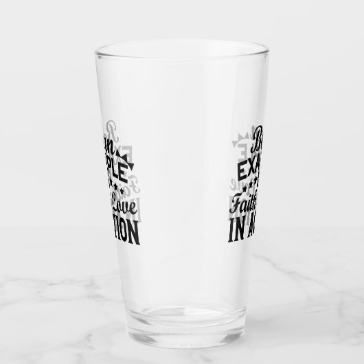 Wees een voorbeeld van geloof en liefde in actie glas (Rechts)