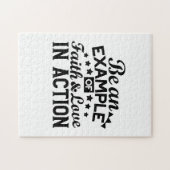 Wees een voorbeeld van geloof en liefde in actie legpuzzel (Horizontaal)