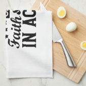 Wees een voorbeeld van geloof en liefde in actie theedoek (Quarter Fold)