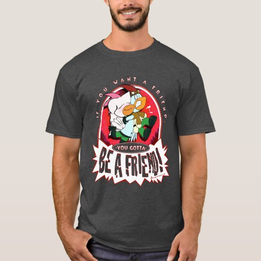 Wees een vriend - Chimney Chickens Man T-shirt (Voorkant)