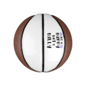 Wees een vriend Geen pestkop Basketbal (Verticaal)