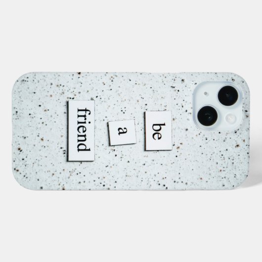 Wees een vriend - Inspirerend telefoonhoesontwerp Case-Mate iPhone Case (Achterkant (horizontaal))