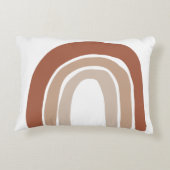 Wees een vriendelijk kind Monogram Nursery regenbo Accent Kussen (Achterkant)