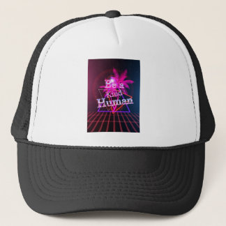 Wees een vriendelijk mens trucker pet